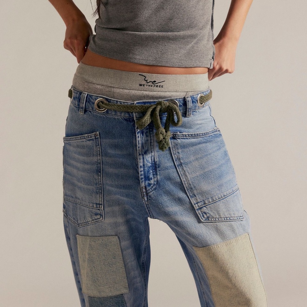 NWOT Free People Moxie Barrel Jeans - Picture 8 of 15